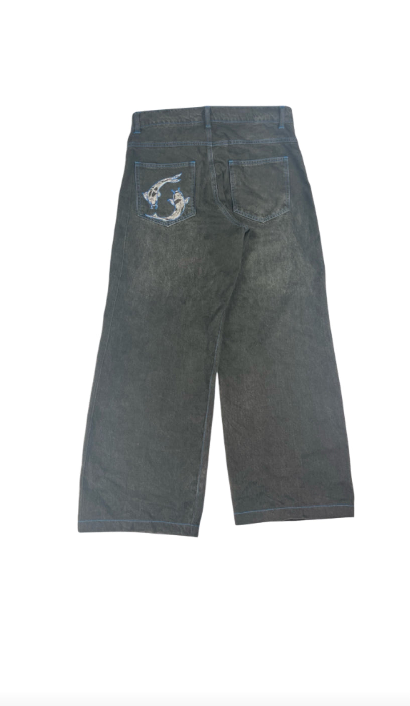 Blue Koi Jeans