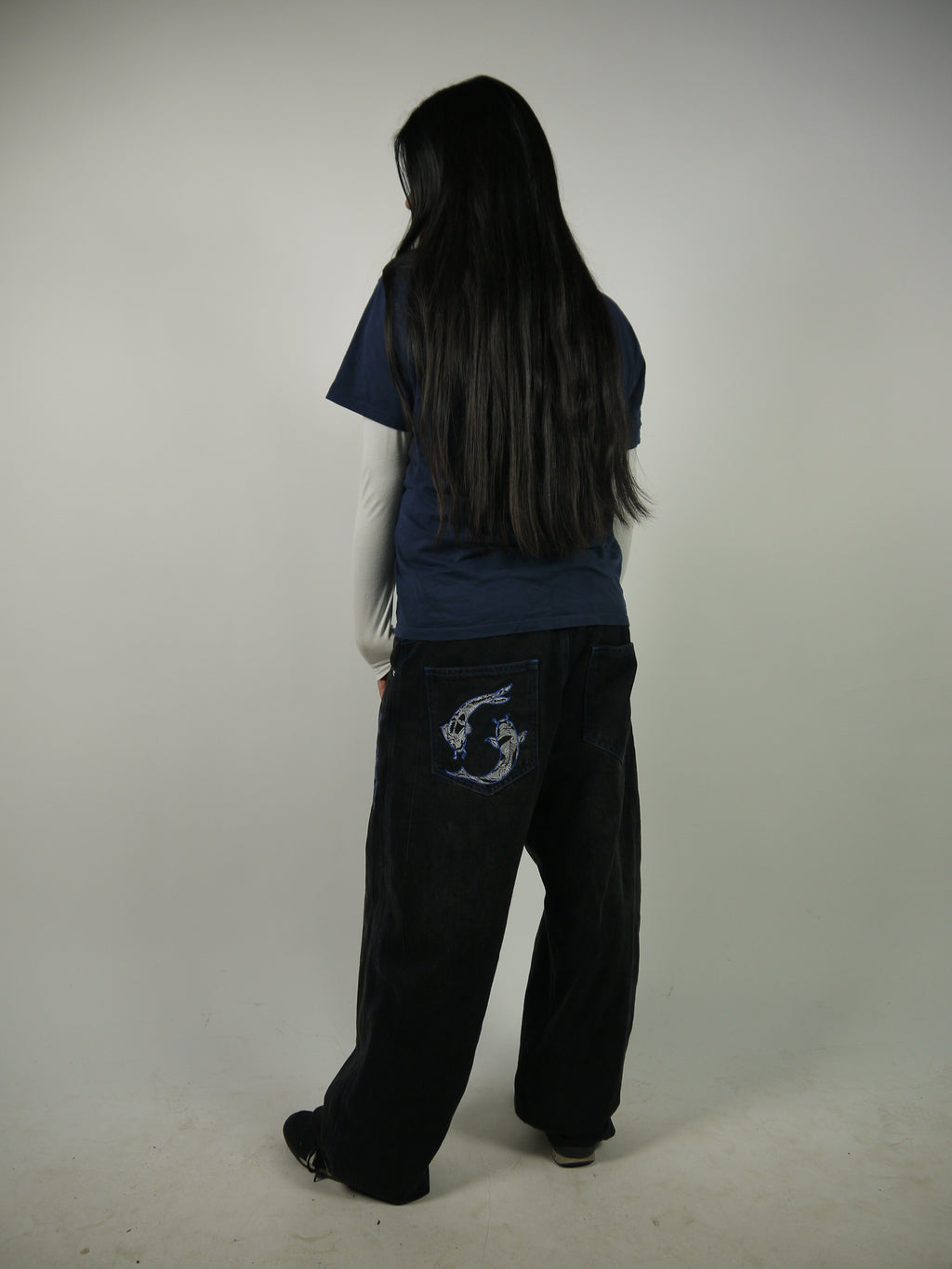 Blue Koi Jeans