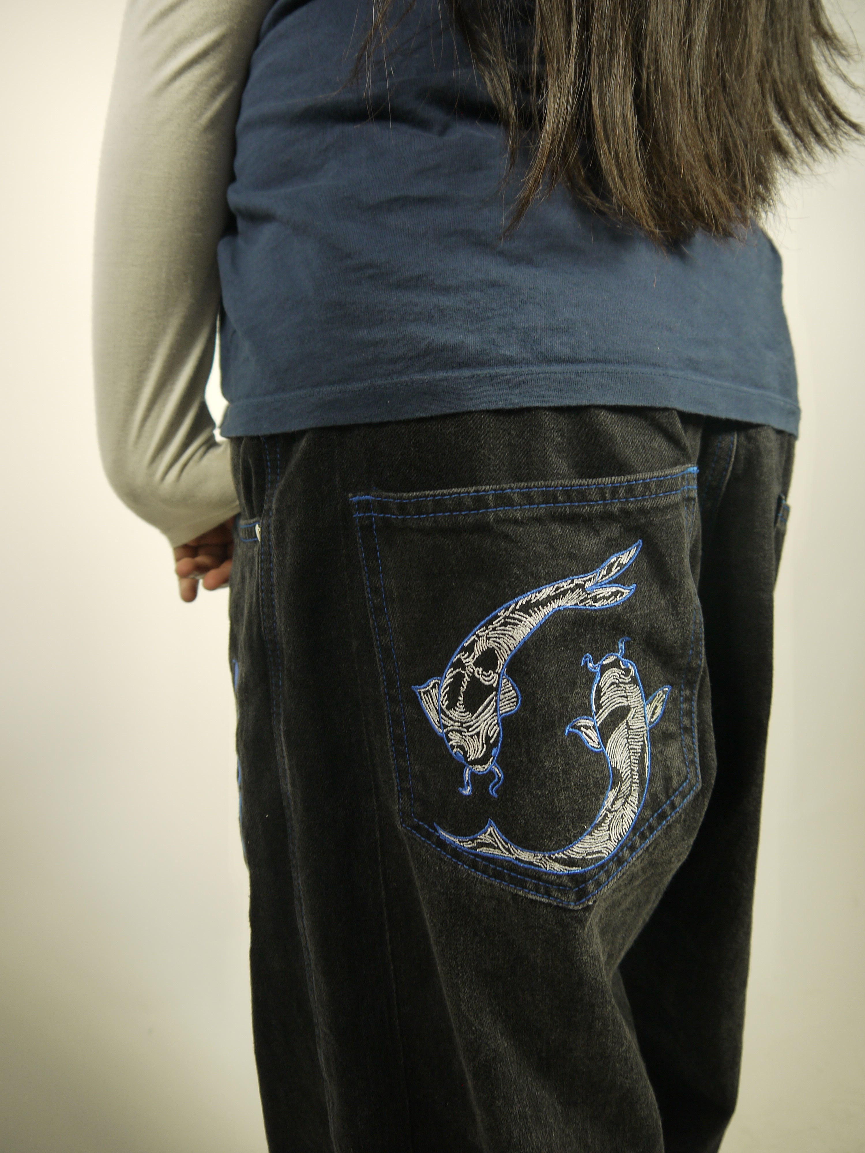 Blue Koi Jeans
